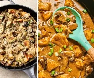 طرز تهیه چیکن استراگانف رژیمی واسه اونایی که به فکر هیکل جذابشونن؛ بدون خامه اما خوشمزه