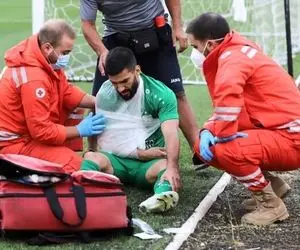 کاپیتان تیم ملی فوتبال لبنان بازی با ایران را از دست داد