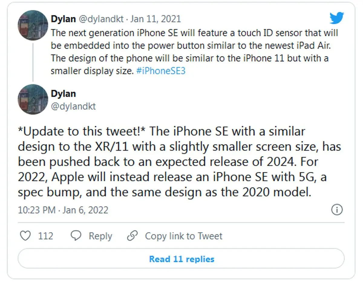 iPhone SE 2022