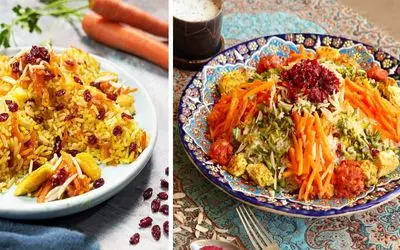 طرز تهیه هویج پلو با بهترین روش / اینجوری درست کنی میشه بهترین غذایی که تا حالا خوردی