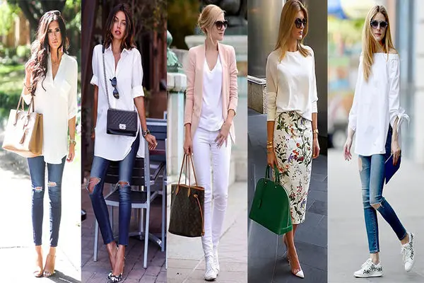 شومیز زنانه سفید