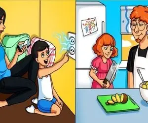 بازی فکری؛ اگه مامان بابات گذاشتنت رو تخم چشمشون باید بدونی کدوم والد بی مسئولیته