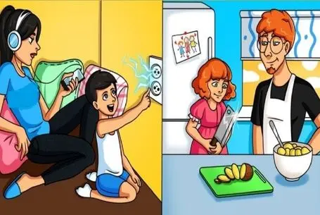 بازی فکری؛ اگه مامان بابات گذاشتنت رو تخم چشمشون باید بدونی کدوم والد بی مسئولیته