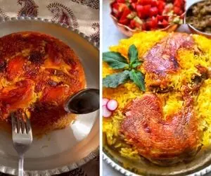طرز تهیه دمی گوجه با ته انداز مرغ خوشمزه و لذیذ / بهترین غذا واسه ناهار امروز