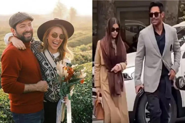 دنیای بازیگران؛ قشم گردی بهرام رادان و زنش که خار شد تو  چشم زن گلزار