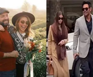 دنیای بازیگران؛ قشم گردی بهرام رادان و زنش که خار شد تو  چشم زن گلزار