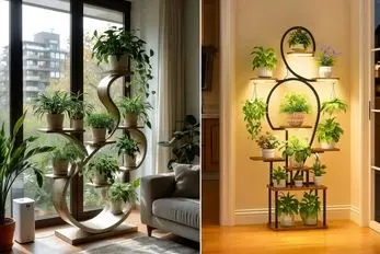 گیاهان آپارتمانی مد شده در 2026؛ نحوه چیدمان شکیل گیاه در نشیمن با توجه به نور و دکور