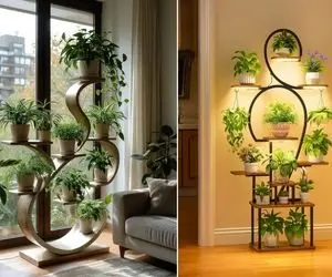 گیاهان آپارتمانی مد شده در 2026؛ نحوه چیدمان شکیل گیاه در نشیمن با توجه به نور و دکور