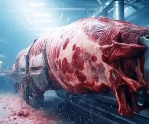 گاوداری مدرن؛ کلی پردازش میکنن رو گاوهاشون تا گوشتش بشه گران ترین تو کل دنیا