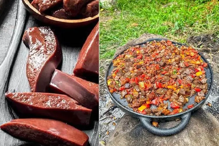 غذای سنتی؛ پختن جغول بغول در حجم بسیار زیاد