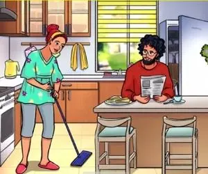 هوش تصویری؛ اگه زدی رو دست باهوشا زودی بگو چه چیزی تو خونه این زن وشوهر جوان اشتباهه؟