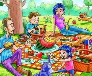 بازی فکری؛ افت لاتی ماتی داره اگه نتونی بستنی رو تو پیک نیک خانوادگی پیدا کنی
