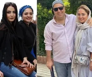 "نرگس محمدی" با آرایشگرش که تو اروپایی شدن چهرش چیزی کم نذاشت؛ داداشش چه شبیهشه!