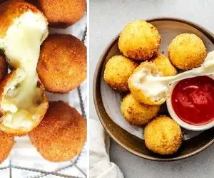 طرز تهیه توپک سیب زمینی پنیری / خوشمزه ترین فست فودی که بچه ها عاشقش میشن