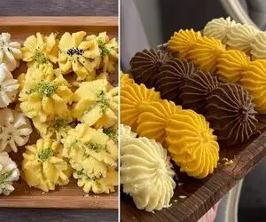 طرز تهیه شیرینی بهشتی با بهترین دستور / خیلی راحت یه شیرینی خوشمزه و لطیف بپز