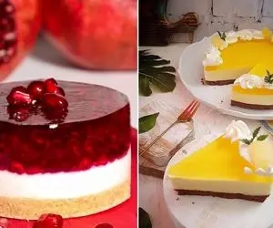 چیز کیک یخچالی یه دسر ساده و خوشمزه / خیلی سریع درستش کن تا یه جون بهت اضافه بشه