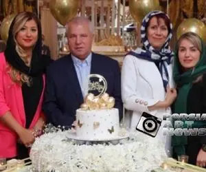 "جشن لاکچری" سالگرد ازدواج "علی پروین" دل همه را آب کرد! +عکس