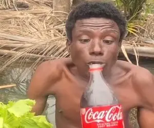قبایل ناشناخته؛ به بربر آدمخوار نوشابه کوکاکولا و کاهو دادن واکنش میبرتت اغماء