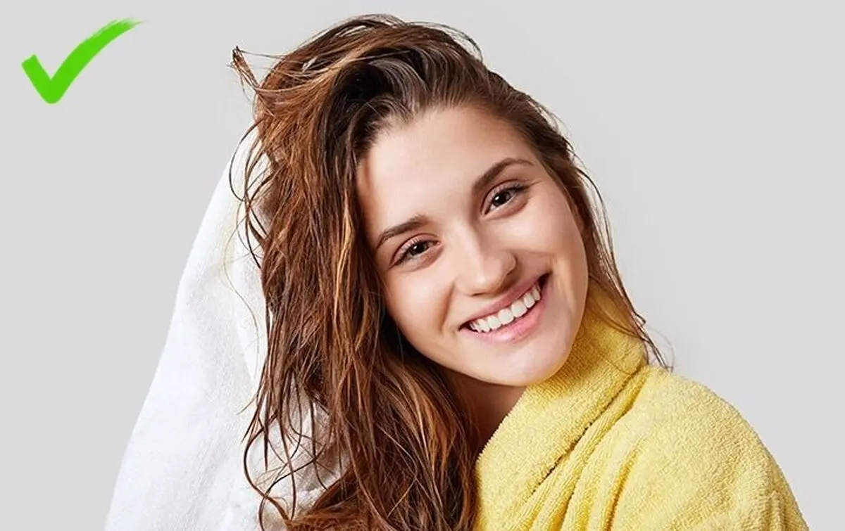 Air dry your hair