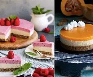 طرز تهیه چیز کیک یخچالی / خیلی راحت به مهمونی هات رنگ و لعاب و مزه بده!