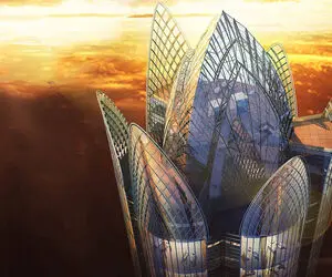 ساخت و ساز های کبیر؛ برج العالم که به خاطر بحران مالی ناتمام موند و معماریش شکل گل 