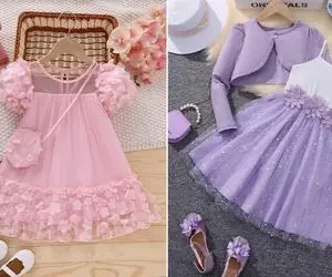 لباس های جدید عید برای دختربچه ها / دخمل تو باید تک و آس فامیل باشه با اینا پرنسسه