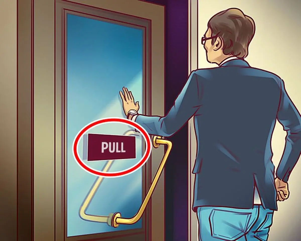 SpotMistakeinEntranceDoorPictureBrainTeaserIQTestAnswer
