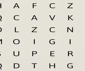 بازی فکری؛ کلمه CALM رو اونایی که ذهن آروم و بی دغدغه دارن میتونن سه سوته پیدا کنن