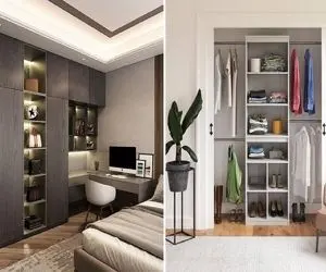 جدیدترین کمد دیواری های مدرن / چه نشستی که این مدلا بس خفنن میگی برم توشون زندگی کنم!