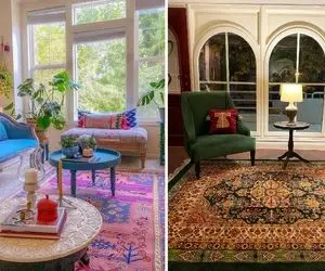 با فرش های رنگی خونه رو از یکنواختی در بیار؛ یه حال و هوای شاد و متفاوت