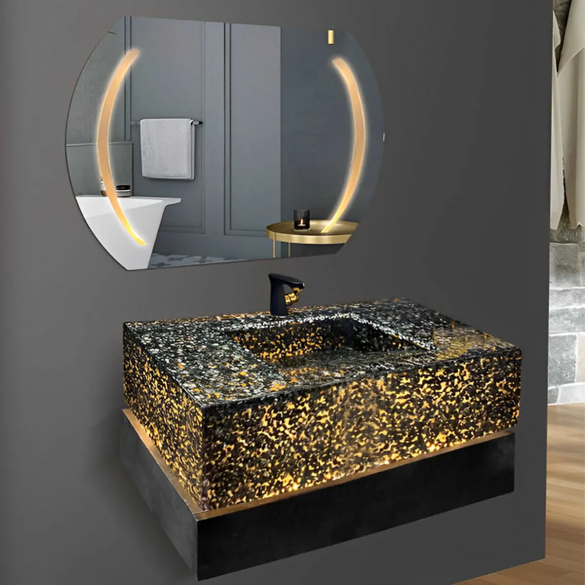 خیره کننده ترین روشویی های جهان رزین به تن دارند؛ ایده سرویس بهداشتی جذاب با جنسی نو