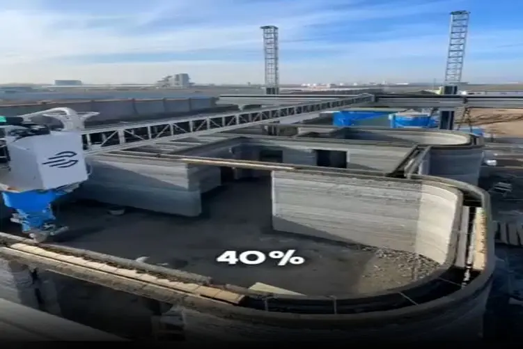 معماری خلاقانه؛ این ماشین سه بعدی که تنهایی خونه میسازه کارگرای ساختمونیو بیکار میکنه