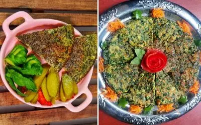 طرز تهیه کوکوی برگ سیر شمالی به روش اصیل / یه غذای ساده اما فوق العاده خوشمزه