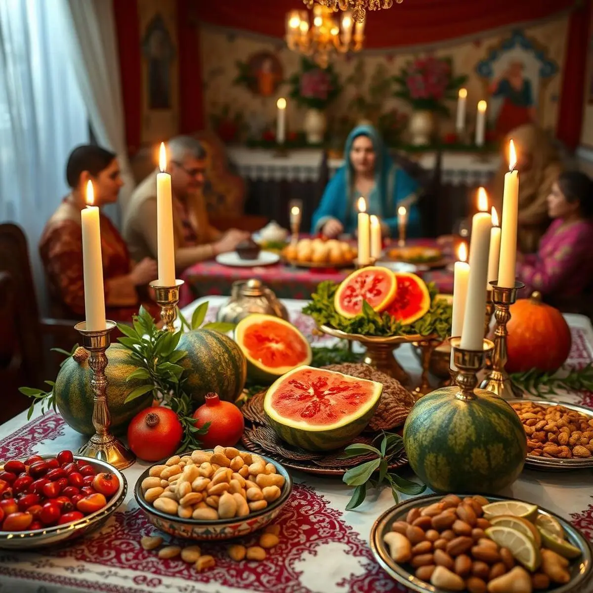 سفره شب یلدا