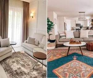 فرش های ترند 1403 / هم مدلای کلاسیک هم مدرن امسال ترکوندن چه رنگای جیگری مد شده آخه