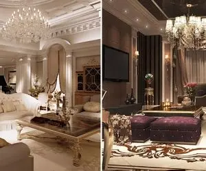 ایده آل ترین مدل و ابعاد مبلمان برای خانه 240 متری؛ مدرن و اشرافی به سبک اسپنیش