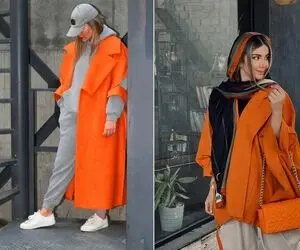 یادت نره نارنجی پوشیدن الکی و دست همه نیست / اینجوری باید بلد باشی تا شارپ و جذاب بشی