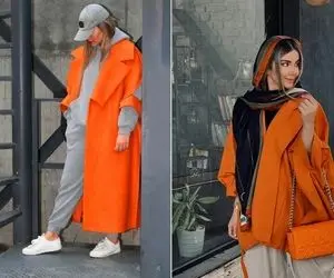 یادت نره نارنجی پوشیدن الکی و دست همه نیست / اینجوری باید بلد باشی تا شارپ و جذاب بشی