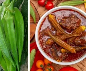 طرز تهیه خوراک بامیه به روش اصیل جنوبی / همراه با ترفندای خوشمزه شدن و لزج نشدن