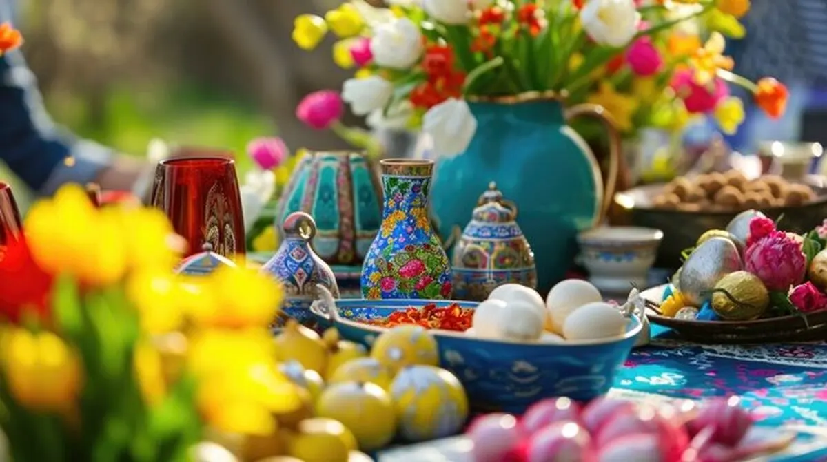 چیدمان میز برای عید نوروز