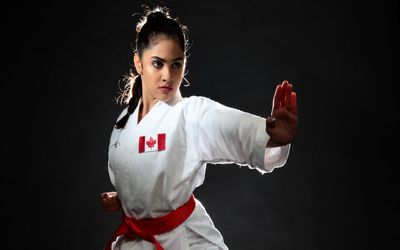 نسیم وارسته سرمربی ایرانی تیم ملی کاراته کانادا