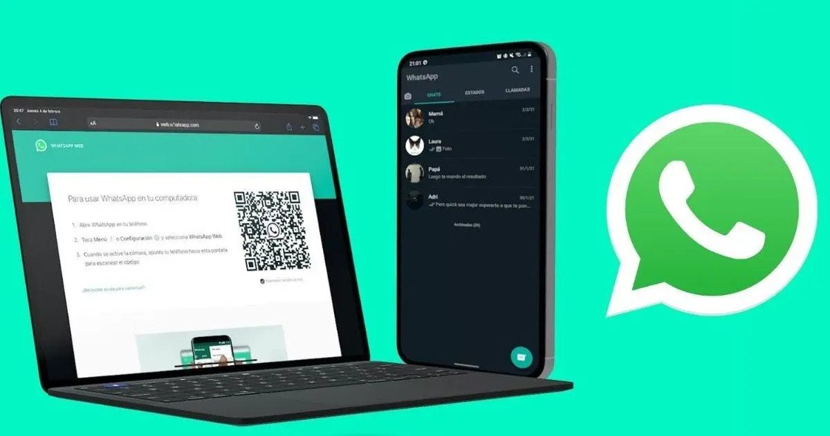 اتصال به واتساپ وب
