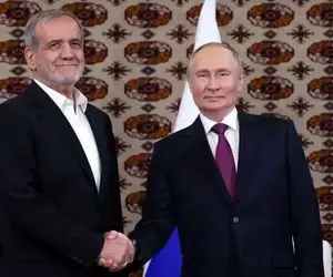 (ویدئو) درخواست پوتین از پزشکیان: سلام من را به آیت الله خامنه‌ای برسانید 