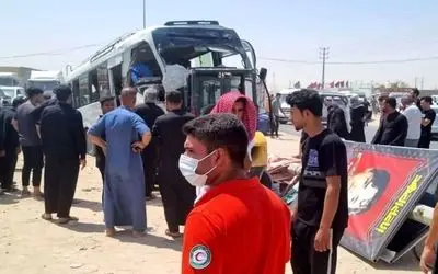 واژگونی اتوبوس زائران ایرانی در بصره؛ چند نفر کشته و مصدوم شدند؟