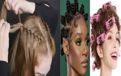 فر کردن مو بدون اتو، بابلیس و سشوار؟ آره میشه چرا که نه یه پارچه بیار بیا