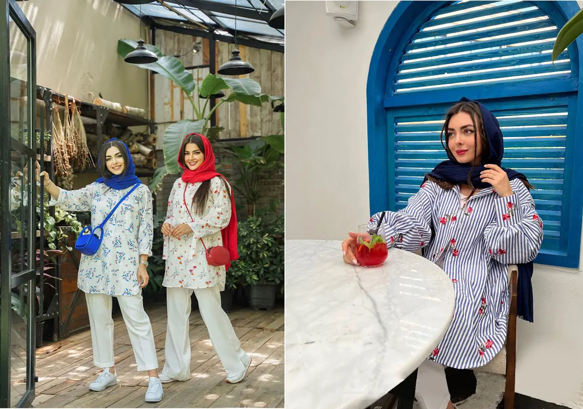 شومیز گلدوزی ترک