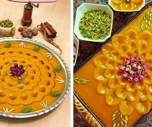 بهترین روش برای تهیه حلوای زعفرونی / همراه با فوت و فن درست کردن یه دسر خوشمزه