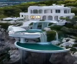 معماری خلاقانه؛ قصر ساختن با دکور فضایی تخت تو تراسه سقفشون ستاره هاس و ویوشون کل شهر