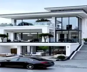 معماری خلاقانه؛ ویلای تریبلکس ساختن رویایی با دیوارهای کلا شیشه که نورگیر رو 100 کردن