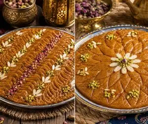 طرز تهیه حلوای بحرینی برای اربعین